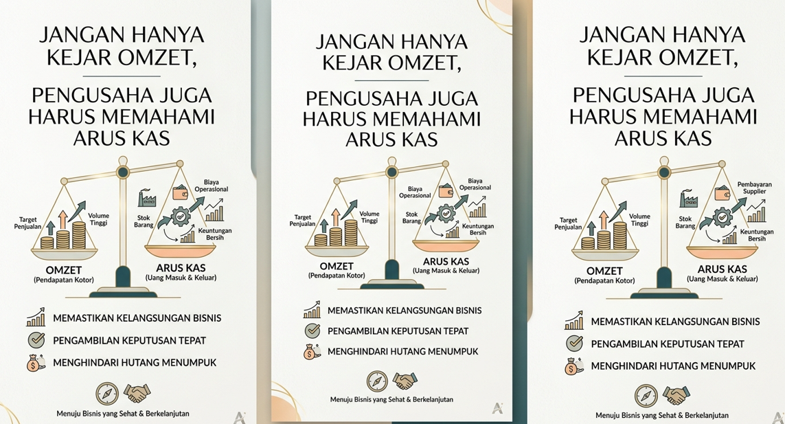 Jangan Hanya Kejar Omzet, Pengusaha Juga Harus Memahami Arus Kas